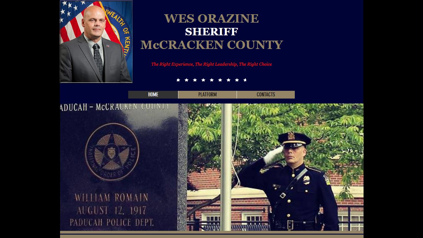 Wes Orazine for McCracken County Sheriff